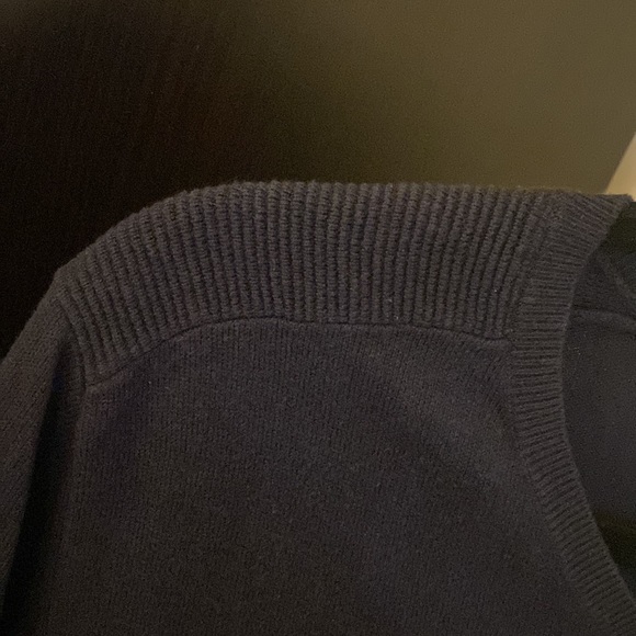 Marc Anthony v neck sweater with detailing on the shoulders - Picture 3 of 3